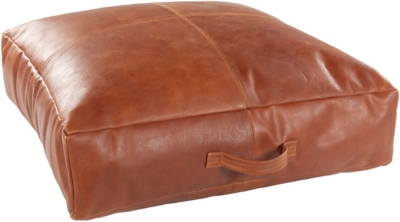 Large leather 2025 floor cushion