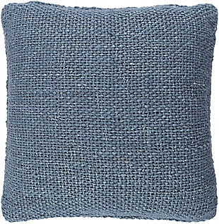 Surya Terry Pillow Cover, Denim, large