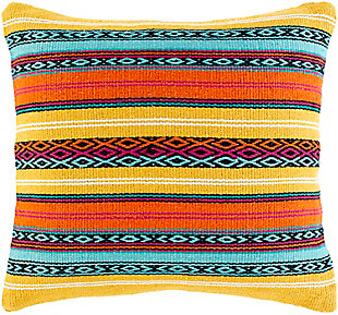 Surya Toluca Southwestern Pillow Cover, Yellow Multi, rollover