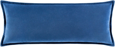 Surya Cotton Velvet Pillow Cover, Navy, large