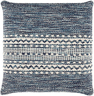 Surya Ethan Pillow Cover, Navy, large