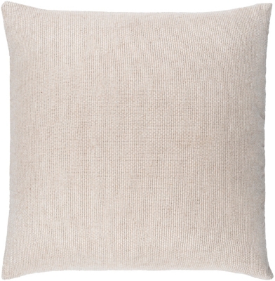 Surya Sallie Pillow Cover, Cream