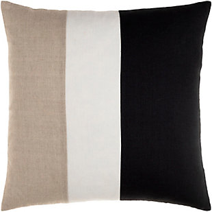 Surya Roxbury Pillow, Black, large