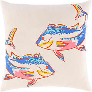 Surya Sea Life Pillow Cover, , rollover