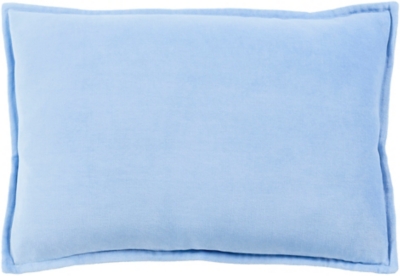 Surya Cotton Velvet Pillow Cover, Bright Blue, large