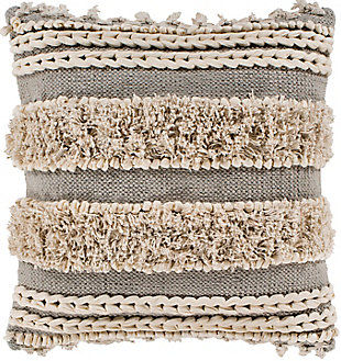 The helena collection features compelling global inspired designs brimming with elegance and grace. The perfect addition for any home, these pieces will add eclectic charm to any room. The meticulously woven construction of these pieces boasts durability and will provide natural charm into your decor space. Made with cotton in india, spot clean only, line dry. Manufacturers 30-day limited warranty.Farmhouse | Indoor | Front: 100% cotton, back: 100% cotton | Pillow cover only, insert sold separately | Spot clean only | Line dry | Manufacturers 30-day limited warranty | Imported