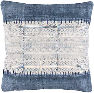 Surya Lola Pillow Cover, Navy, large