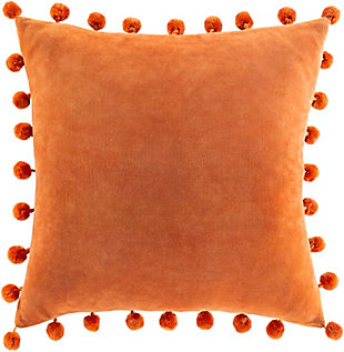 Surya Serengeti Pillow, Burnt Orange, large