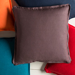 Surya Solid Pillow Cover, Navy, rollover