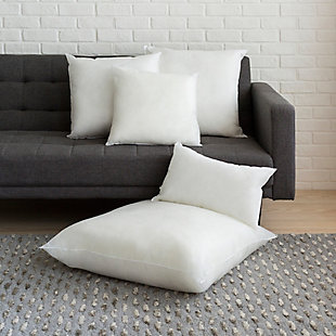 Surya Polyester Pillow Insert, White, rollover