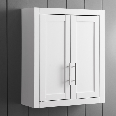 Savannah Wall Cabinet, White, rollover