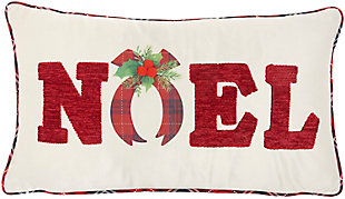 Mina Victory 12" X 22" Noel Holiday Pillow, , large