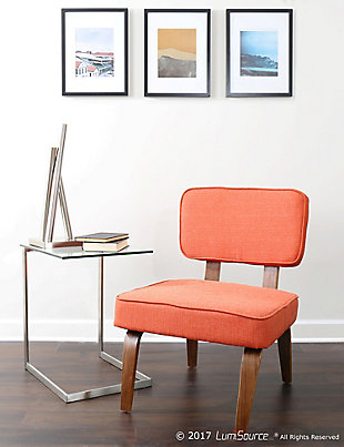 This end table features a gracefully cantilevered tempered glass shelf on a brushed stainless steel frame. Blending beautifully into a variety of decors, you couldn’t ask for more from such a stylish end table.Contemporary styling | Tempered glass top | Sturdy stainless steel construction | Lightweight and portable | Sophisticated design