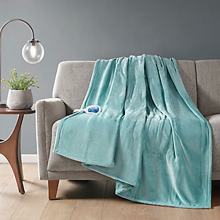 Our heated throw utilizes state of the art Secure Comfort heated technology that adjusts the temperature of your throw based on overall temperature, spot temperatures and the ambient temperature of your room, ensuring a consistent flow of warmth. This unique technology also emits virtually no EMF emissions, so you can snuggle up with confidence. This throw is oversized, nearly a foot larger in the length and width compared to standard heated throws. The ultra soft microlight plush fabric creates a cozy, comfortable throw.It features 3 heat settings and 2 hour auto shut off. This throw is machine washable for easy care.Includes manufacturer’s 5-year warranty.Imported | Heated | Emits virtually no electromagnetic field emissions | Oversized 60"x70" throw | 3 heat settings | Ultra soft plush | Soft flexible wires | 2 hour auto shut off | Machine washable | Includes manufacturer’s 5-year warranty.