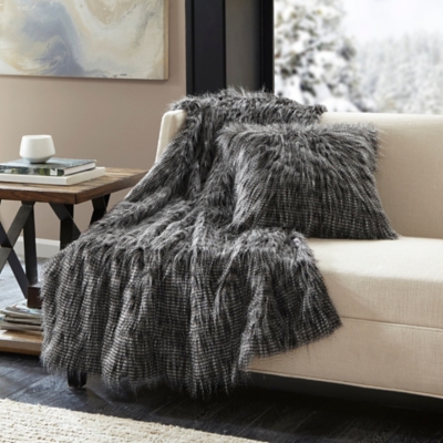 Madison park fur discount throw