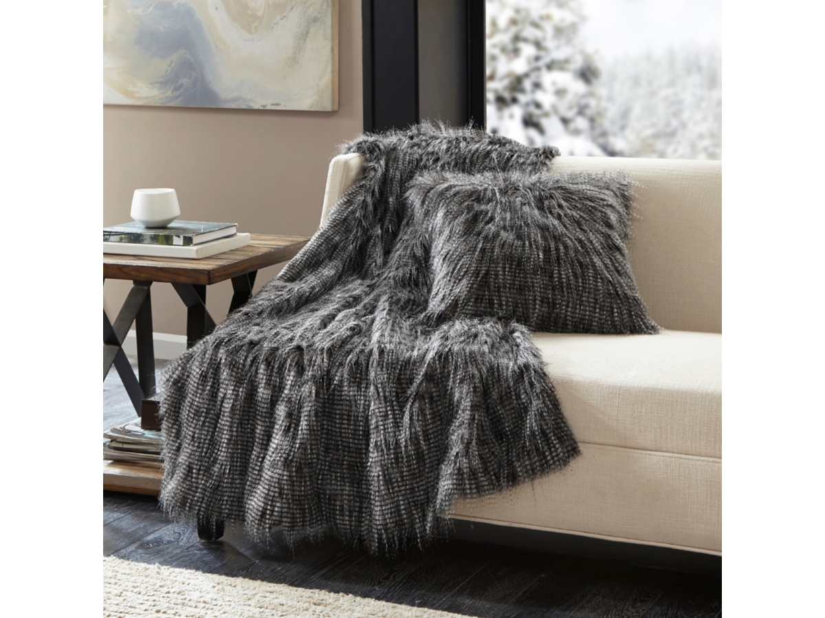 Adelaide Faux Fur Throw Ashley