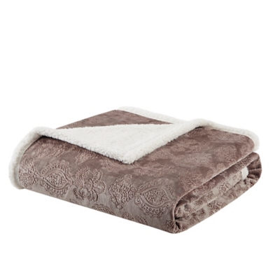 Madison park plush discount blanket