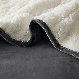 The Sleep Philosophy Velvet to Berber Weighted Blanket offers a soft and hefty comfort to keep you feeling comfortable all night. This charcoal weighted blanket features an ultra-soft plush face and a berber reverse, for a lush and cozy touch. The weight of the blanket distributes a light pressure all over your body, creating the feeling of being hugged to help reduce stress and anxiety. It also helps promote a deep and restful sleep throughout the night. This blanker is OEKO-TEX certified, meaning it does not contain any harmful substances or chemicals to ensure quality comfort and wellness.Imported | Ultra soft plush face and cozy berber reverse | Distributes light pressure all over your body | Helps to promote a deep and restful sleep throughout the night | Available in 10lb, 12lb and 15lb weights | Oeko-tex certified, includes no harmful substances or chemicals (#15.hcn.61893)