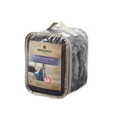 Woolrich plush to berber heated online blanket