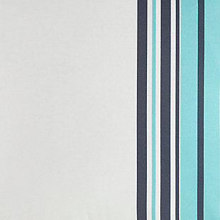 Madison Park Printed Stripe 3M Scotchgard Outdoor Throw Pillow, Blue, large