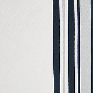 Madison Park Printed Stripe 3M Scotchgard Outdoor Throw Pillow, Black, large