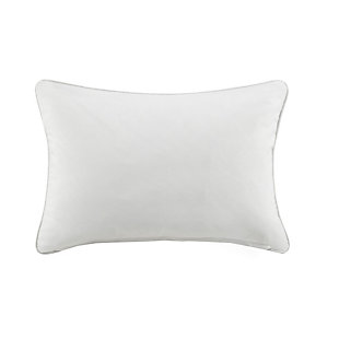 Madison Park Solid 3M Scotchgard Outdoor Throw Pillow, White, large