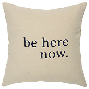 Rizzy Home Be Here Now Throw Pillow, , large