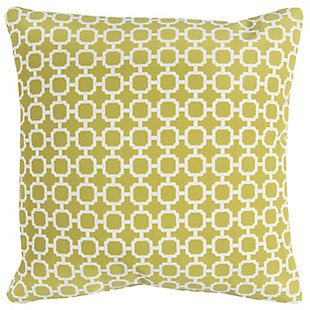 Rizzy Home Geometric Indoor/ Outdoor Throw Pillow, Green, rollover