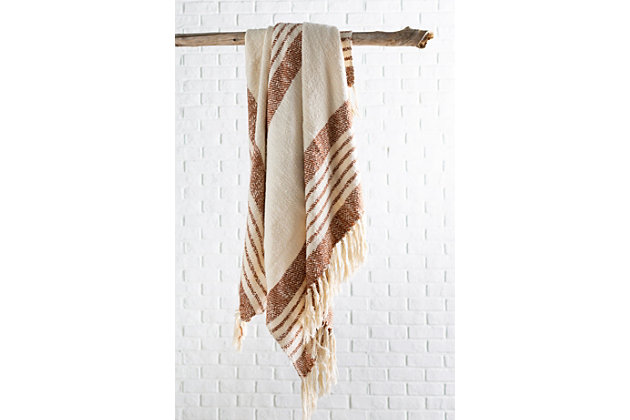 The meticulously woven construction of these pieces boasts durability and will provide natural charm into your decor space. Made in india with cotton, acrylic, nylon. Spot clean only, manufacturers 30 day limited warranty.Cottage | Indoor only | Spot clean only | 70% cotton, 24% acrylic, 6% nylon | Imported