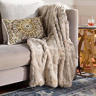 Our Innu Collection offers an enduring presentation of the modern form that will competently revitalize your decor space. The faux fur construction of these pieces manifest cozy ambiences and charm that will span through the ages. Made in China with Acrylic, Polyester. Spot clean only, Manufacturers 30 Day Limited Warranty.Modern | Indoor Only | Spot Clean Only | 100% Acrylic, 100% Polyester | Imported