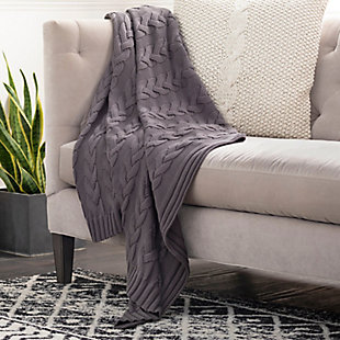 Our thea collection offers an enduring presentation of the modern form that will competently revitalize your decor space. The hand knitted construction of these pieces offer a comfy and natural quality that give your space a warm and inviting atmosphere. Made in india with cotton. Spot clean only, manufacturers 30 day limited warranty.Modern | Indoor only | Spot clean only | 100% cotton | Imported