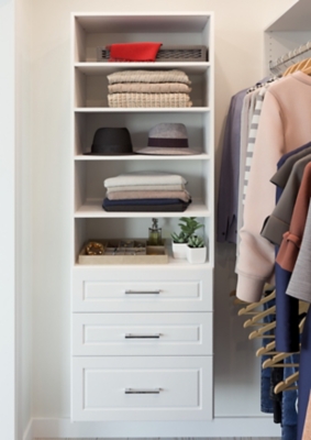 DHP Closet Storage System in White