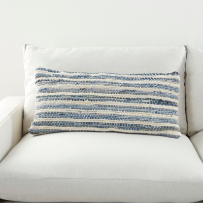 Distressed denim hotsell throw pillow