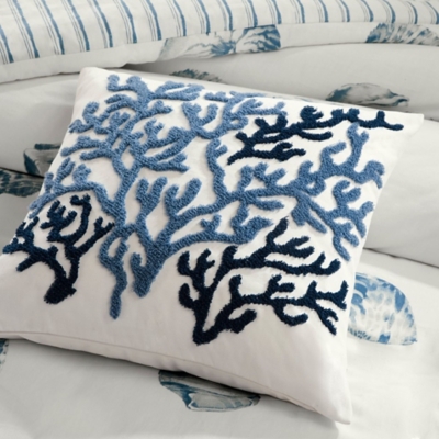 A600030020 Harbor House Coral Reef Decorative Pillow, Blue sku A600030020