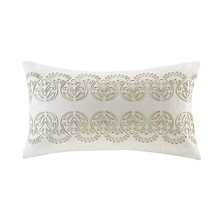 Harbor House Embroidered Oblong Pillow, , large