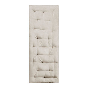 Intelligent Design Edelia Chenille Lounge Floor Pillow, Ivory, large