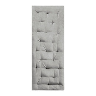 Intelligent Design Edelia Chenille Lounge Floor Pillow, Gray, large