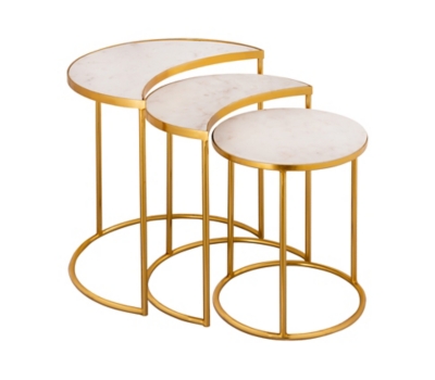 TOV Furniture Crescent Nesting Tables, , large