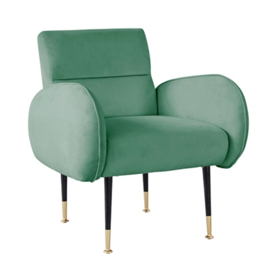 TOV Furniture Babe Mint Green Velvet Chair, Mint Green, large