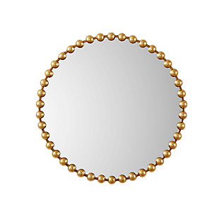Madison Park Signature Gold 36" Dia Decor Mirror, Gold, large