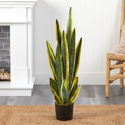 A600030326 38 Sansevieria Artificial Plant , Green sku A600030326