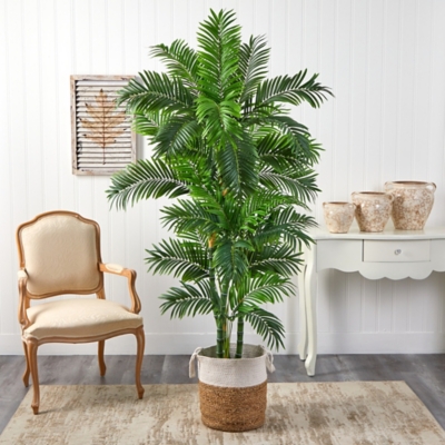 A600030339 6 Curvy Parlor Artificial Palm Tree in Handmade Na sku A600030339