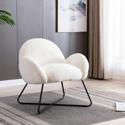 A600030380 ACEssentials Brooklyn Accent Chair, White sku A600030380