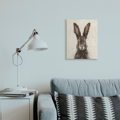 Stupell Industries Rabbit Portrait Wall Art