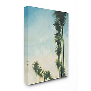Stupell Industries Soft Tropical Palm Trees In A Row, 36 X 48, Canvas Wall Art, Multi, rollover