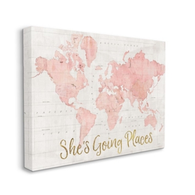 Stupell Industries She's Going Places Wall Art