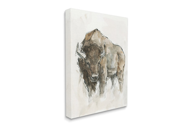 Proudly made in the USA, our stretched canvas is created with only the highest standards. We print with high quality inks and canvas, and then hand cut and stretch it over a 1.5 inch thick wooden frame. The art comes ready to hang with no installation required. Not to mention, at this size, it is sure to be the focal point of any room!Dimensions: 36 x 1.5 x 48 inches | Proudly made in usa | Our stretched canvas is created with only the highest standards. We print with high quality inks and canvas, and then hand cut and stretch it over a 1.5 inch thick wooden frame. | Ready to hang - no installation or hardware needed | Design by ethan harper