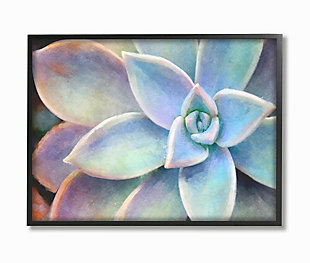 Stupell Industries Succulent Plant Vibrant Bloom Painting,16 X 20, Framed Wall Art, , large
