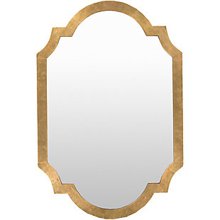 Home Accents Goldtone 30" X 45" Mirror, , large