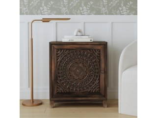 Linon Shelby Accent Cabinet